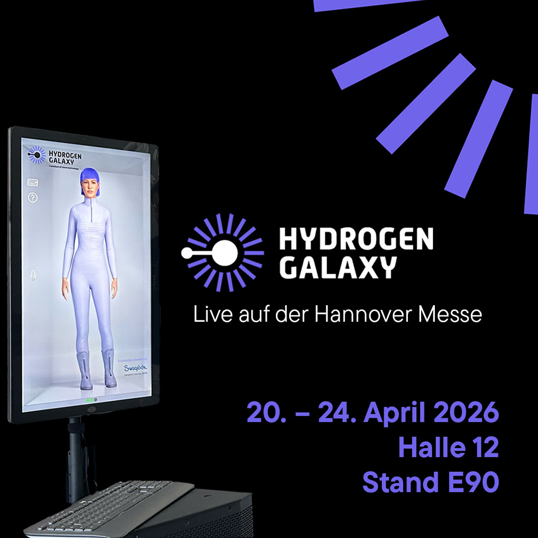 Hannover Messe 2026: HYDROGENGALAXY erstmals live erlebbar
